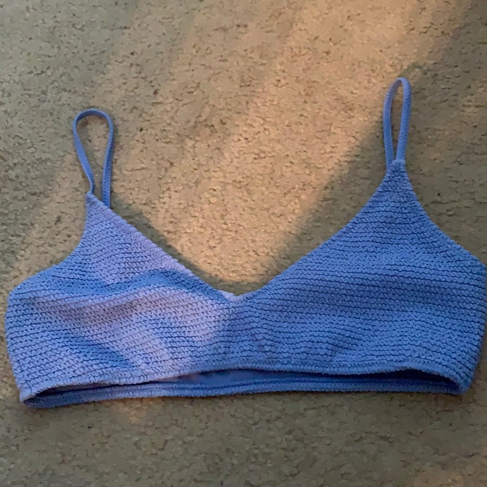 PacSun La Hearts Blue Bikini Top
